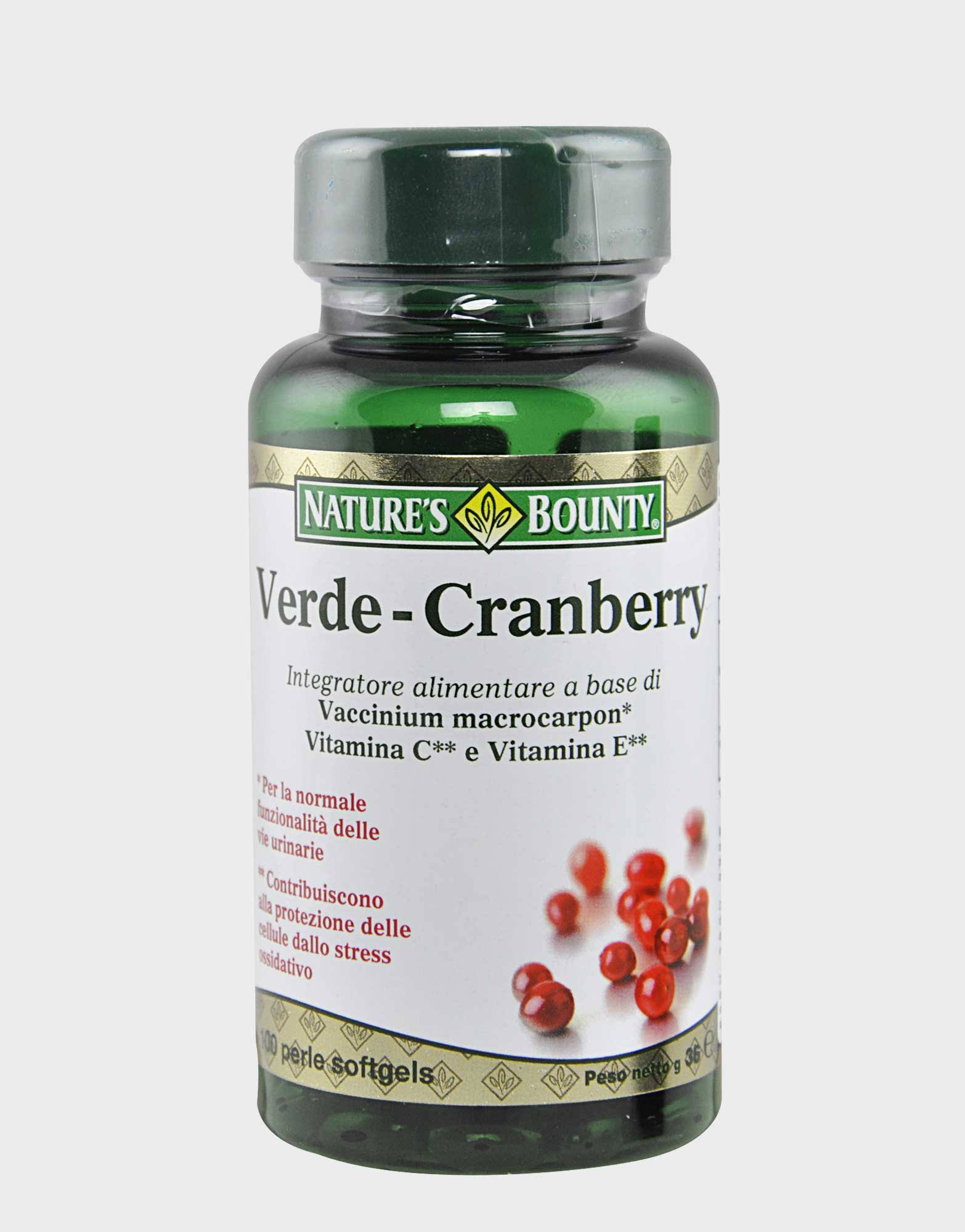 Nature's Bounty Cranberry Dietary Supplement - 4200mg, 120 Rapid Release Softgels
