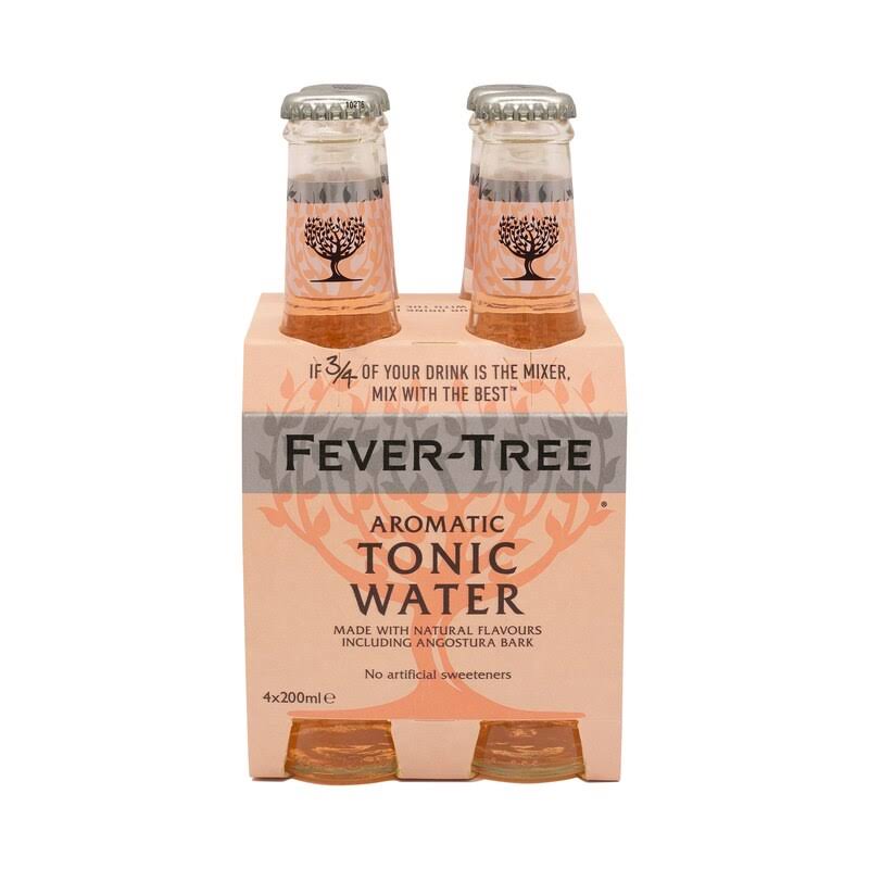 Fever-Tree Aromatic Tonic Water - 4 x 200ml