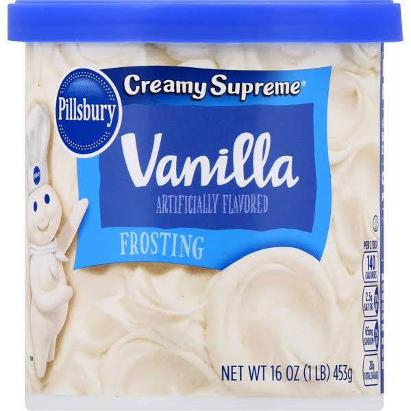 Pillsbury Creamy Supreme Frosting, Vanilla - 16 oz