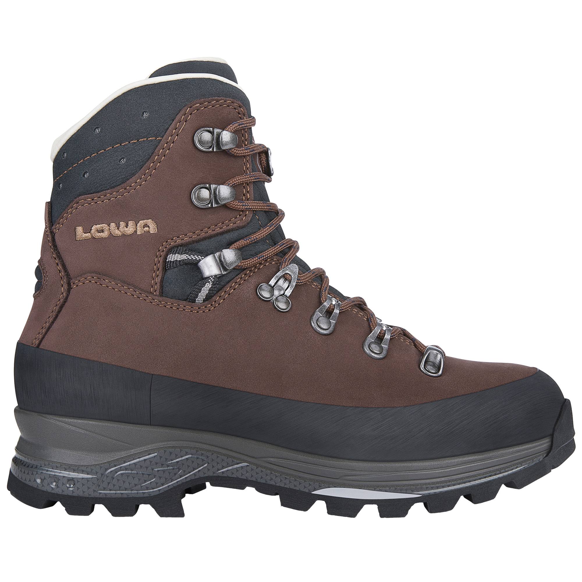 Chestnut/Navy Lowa Women's Baffin Pro LL II Backpacking Boots - 8.5