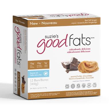 Love Good Fats Peanut Butter Choc Snack Bar 12x39g | Vitarock
