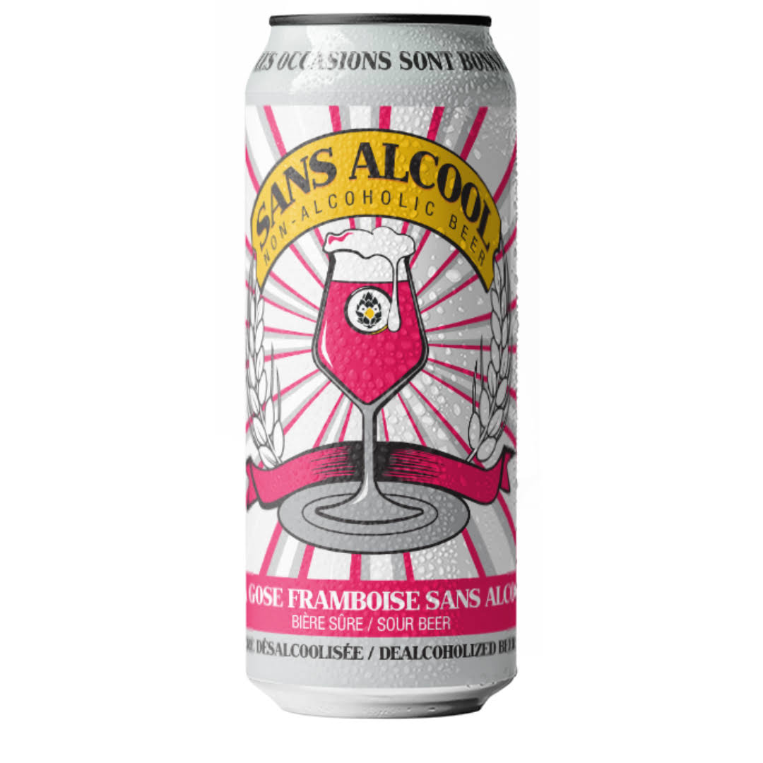 Non-alcoholic beer - Lagabiere - Raspberry Gose - Sour 1 Can (473ml)