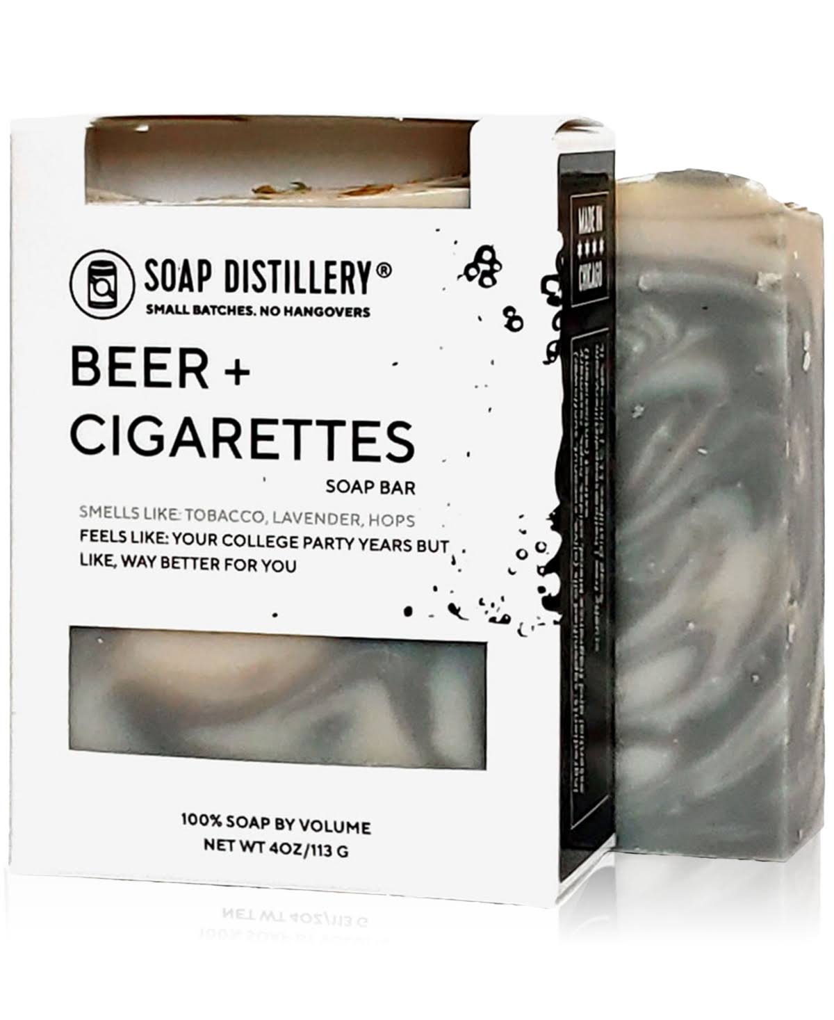 Soap Distillery Beer + Cigarettes Soap Bar
