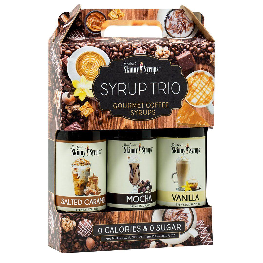 Skinny Syrups Classic Syrup Trio - Vanilla, Mocha and Salted Caramel, Pack of 3