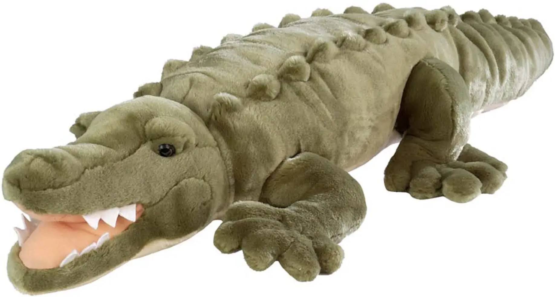 Wild Republic Cuddlekins Plush Toy - Crocodile Saltwater, 36"