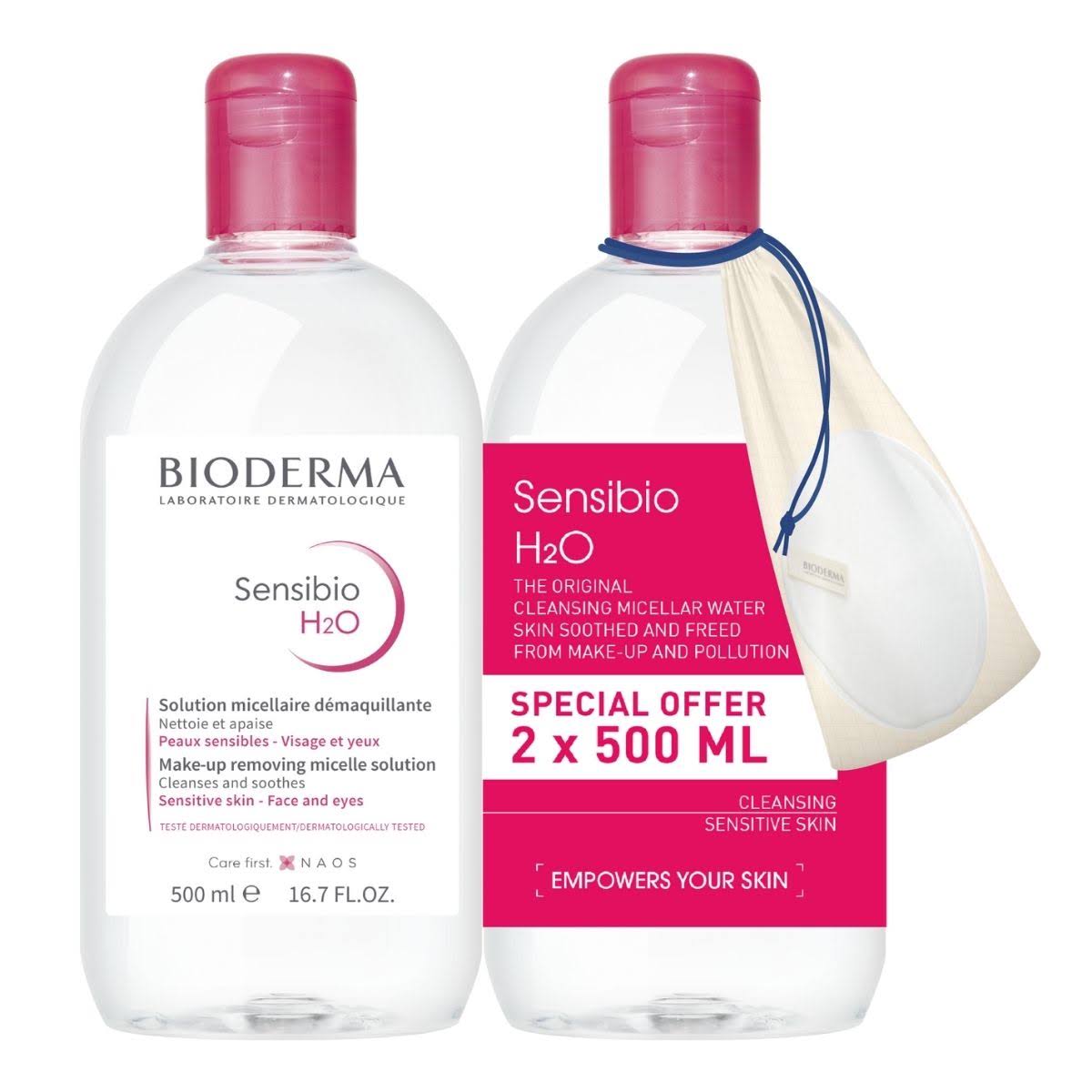 Bioderma Sensibio H2O 500ml Duo Pack