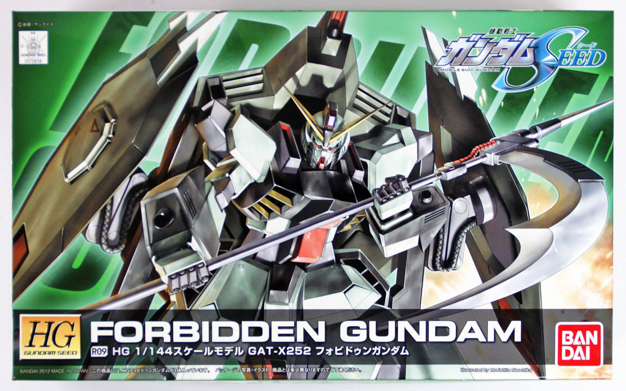 Bandai R09 Forbidden Gundam (HG Gundam Seed) 1/144 Scale Kit