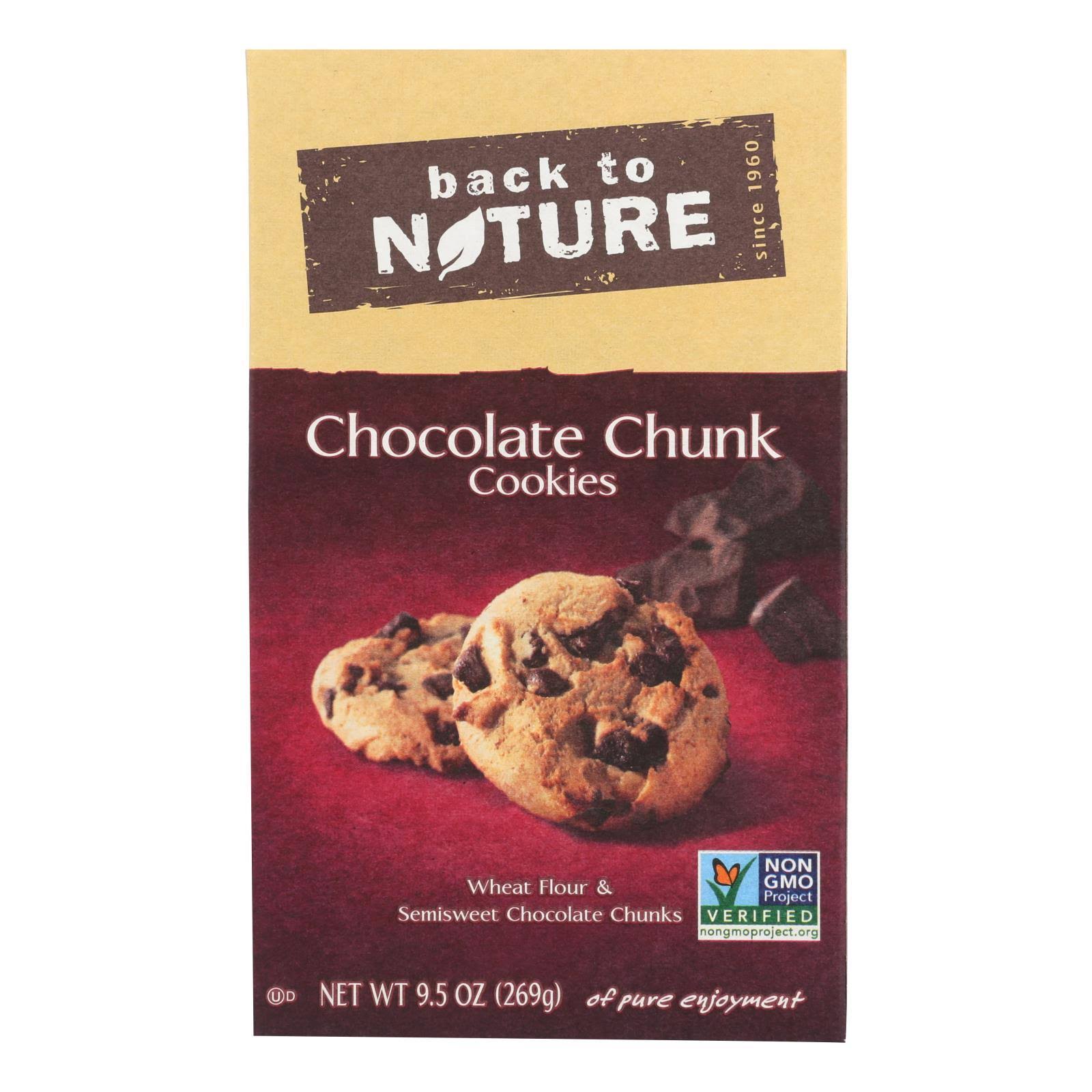 Back to Nature Chocolate Chunk Cookies - 9.5oz