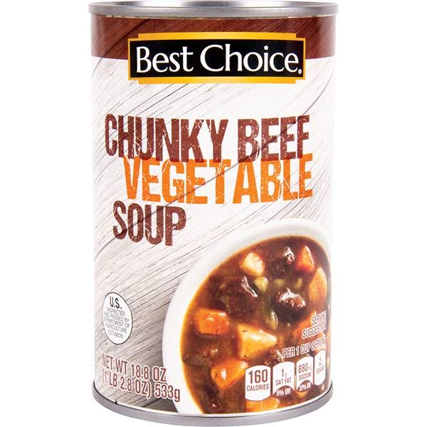 Best Choice Chunky Beef with Country Vegetable Soup - 18.8 oz