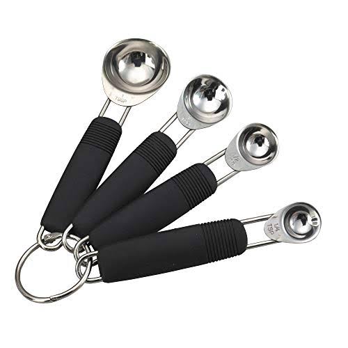 Kitchen Craft Deluxe Stainless Steel Measuring Spoon Set - 4pcs