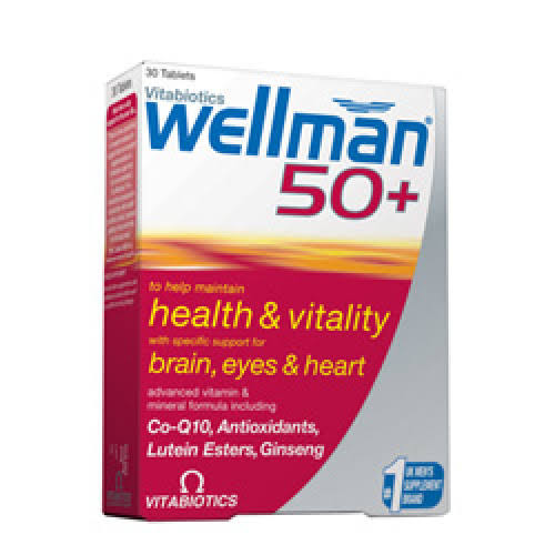 Vitabiotics Wellman 50+ - 30 tablets