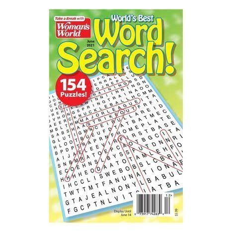 Woman's World Magazine, 154 Puzzles, June 2021