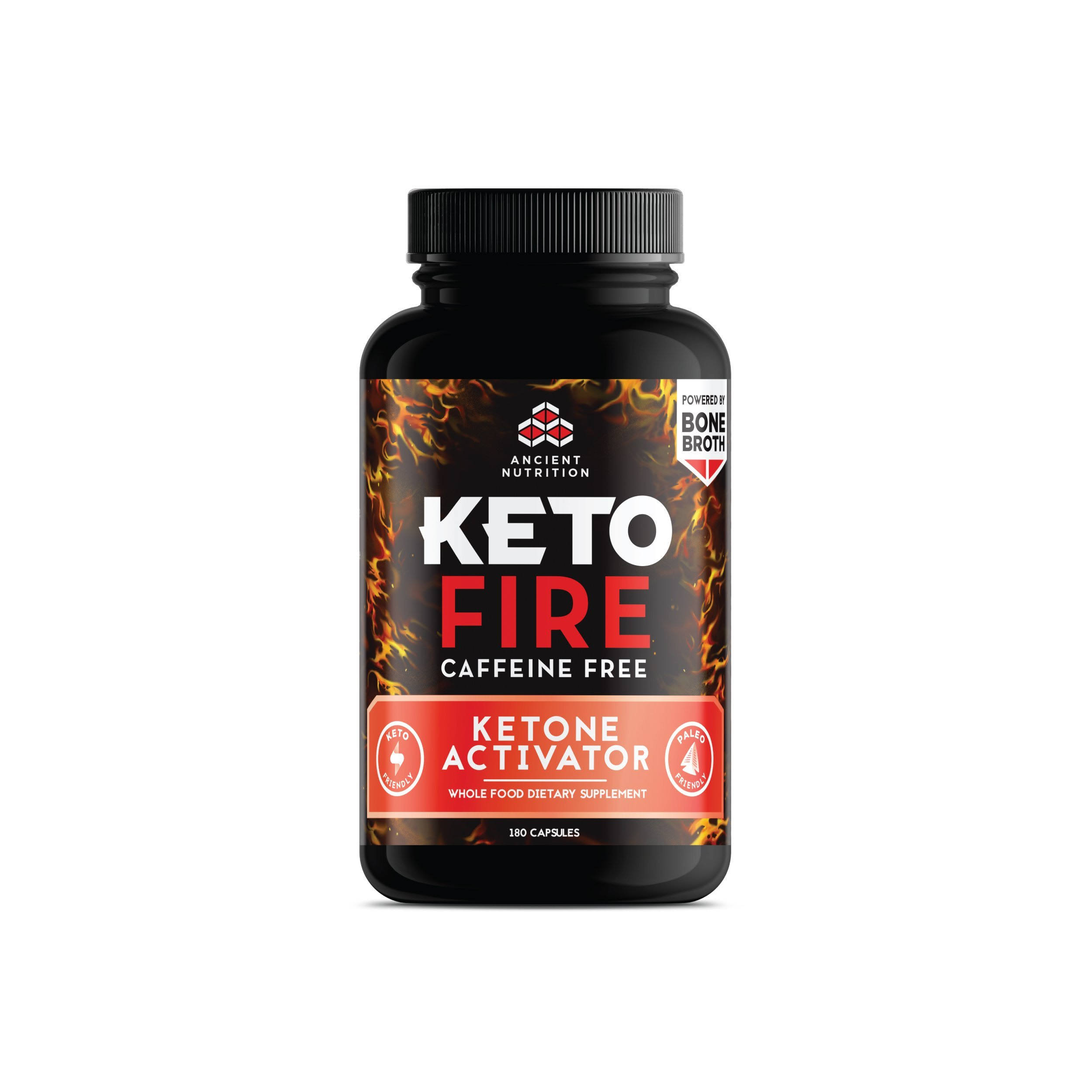 Ancient Nutrition Keto Fire Caffeine Free Capsules - 180ct