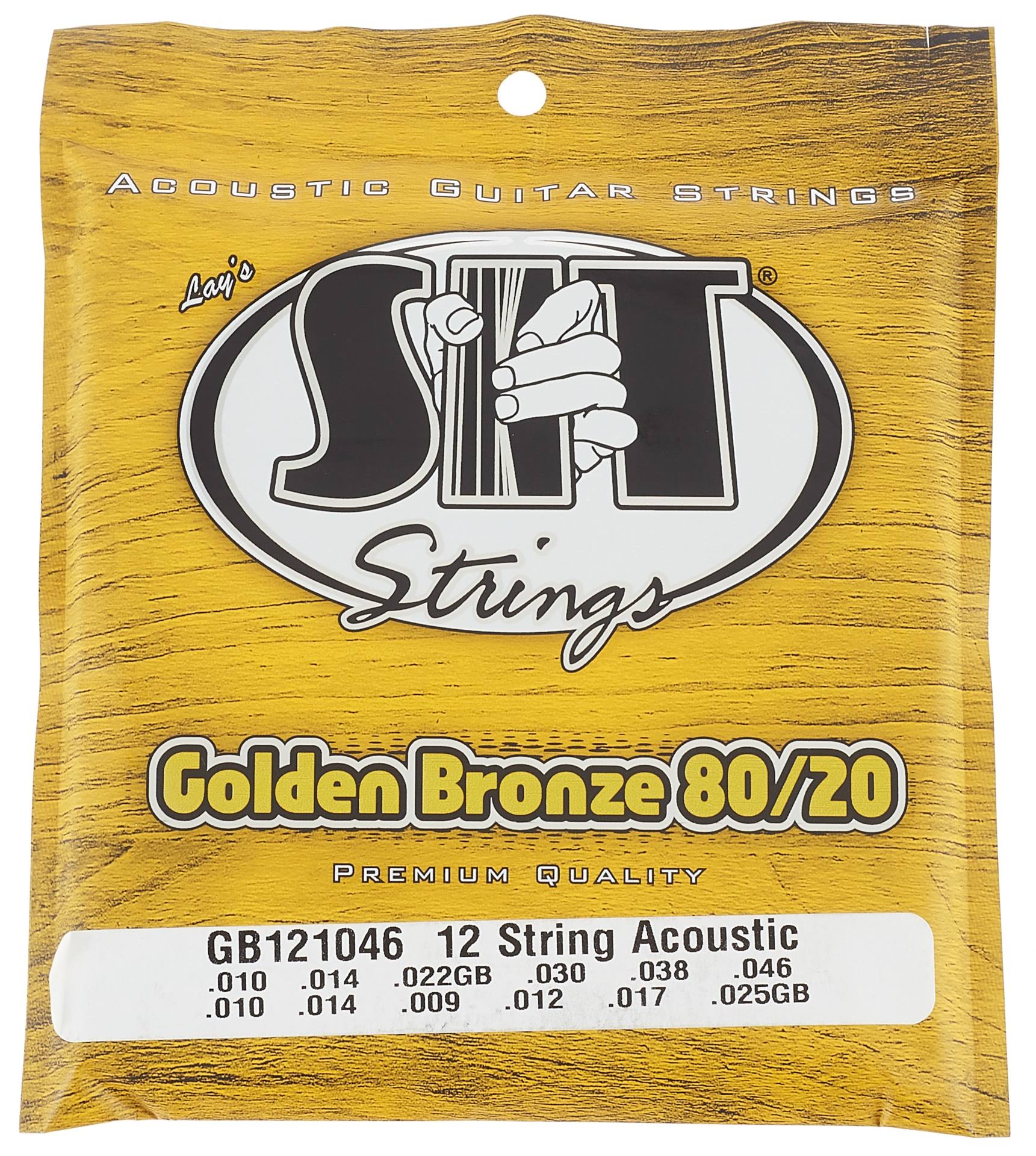 SIT Strings S.I.T. Stay In Tune GB121046 Light 80/20 Bronze Acoustic Guitar 12-String