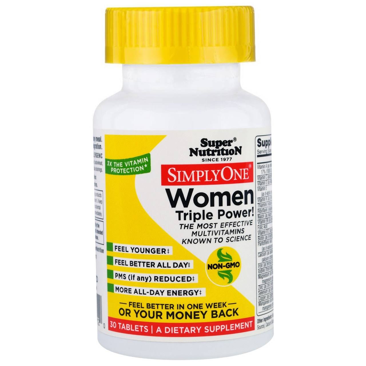 Super Nutrition Simply One Women Dietary Supplement - 30 Tablets