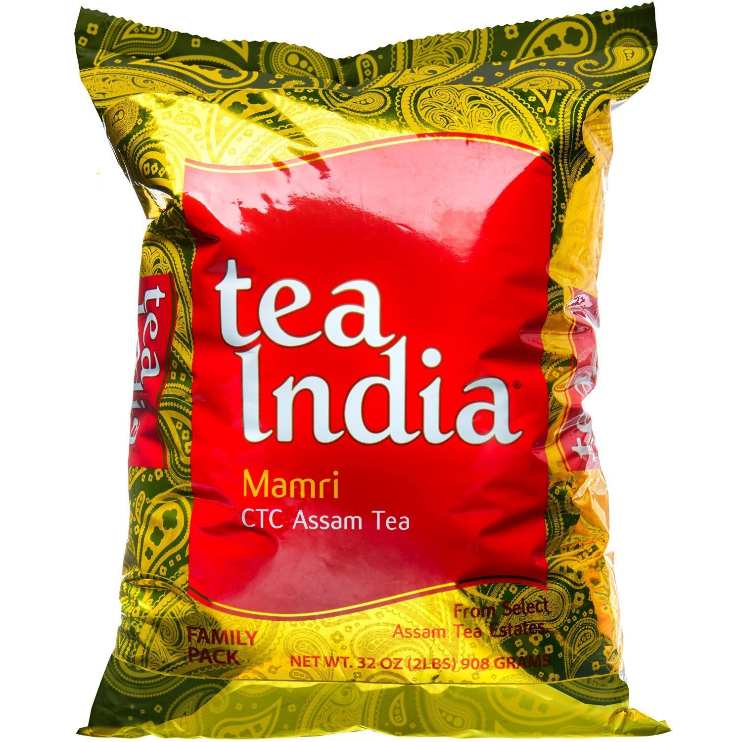 Tea India CTC Ctc2 LB Assam Loose Black Tea, 2lbs. Packaging May Vary.