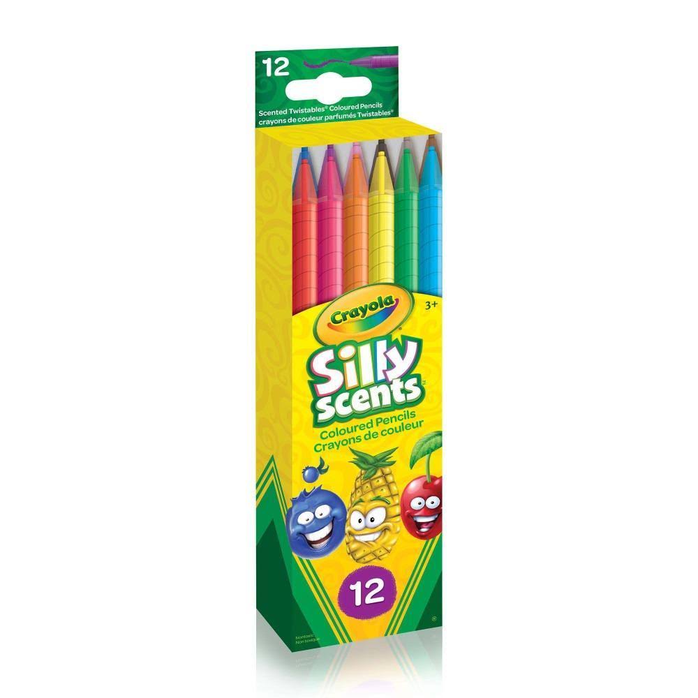 Crayola 30367680 Silly Scents Twistables Coloured Pencils - 12 Count