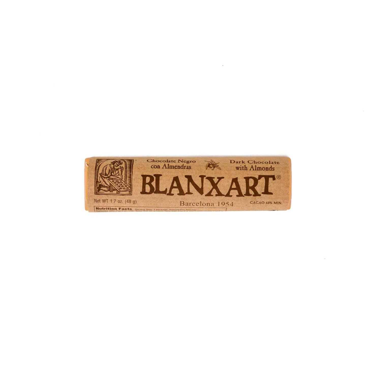 Blanxart Dark Chocolate Bar with Almonds - 1.7oz
