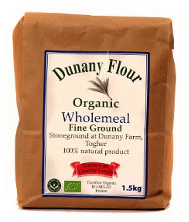 Dunany Flour Organic Wholemeal Fine Ground 1.5kg