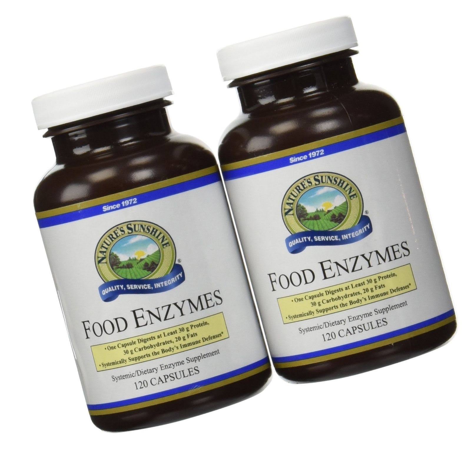 Nature's Sunshine Food Enzymes Supports Digestive System