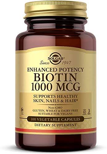 Solgar Biotin 1000 MCG Dietary Supplement - 100 Capsules