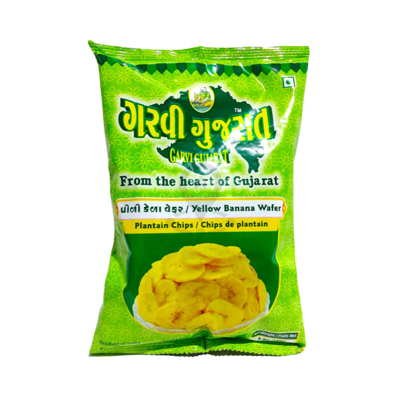 Garvi Gujarat Yellow Banana Wafer Chips 180g