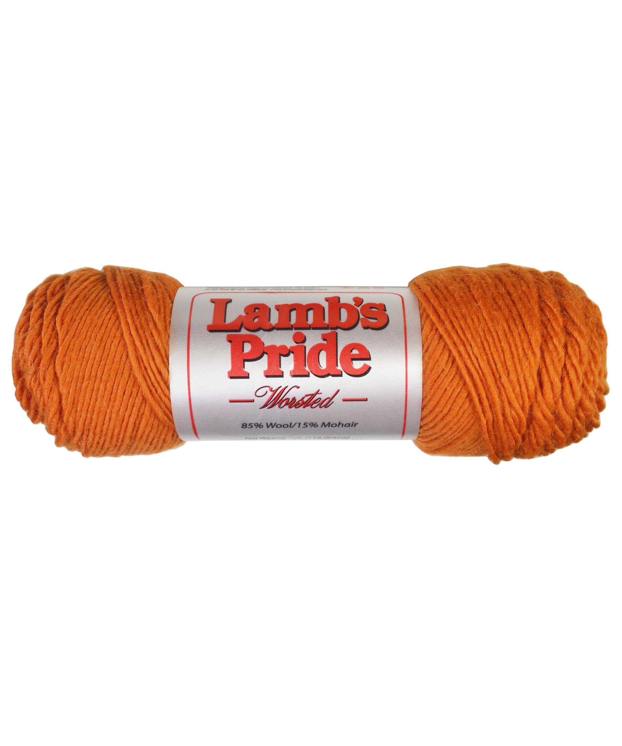 Brown Sheep Lamb's Pride Worsted Orange You Glad