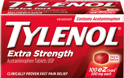 Tylenol Extra Stength Pain Reliever - 100ct, 500mg