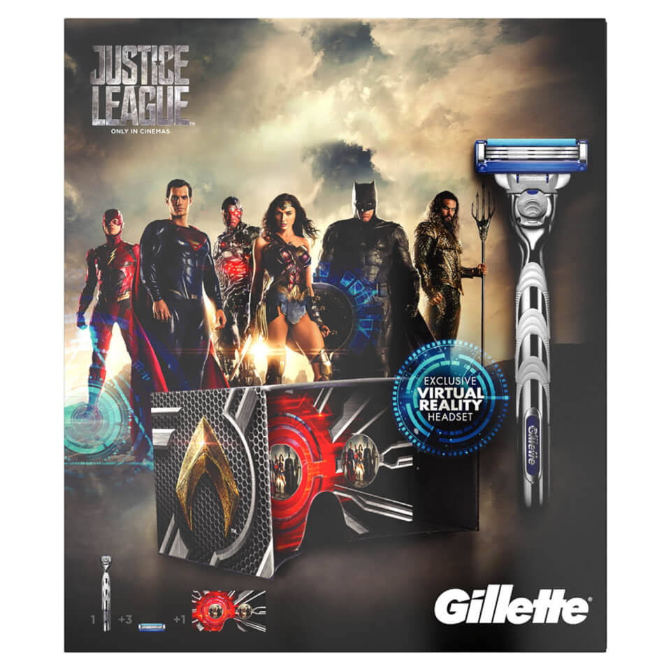 Gillette Mach3 Turbo Razor 2 Blade Refills + Headset Gift Set