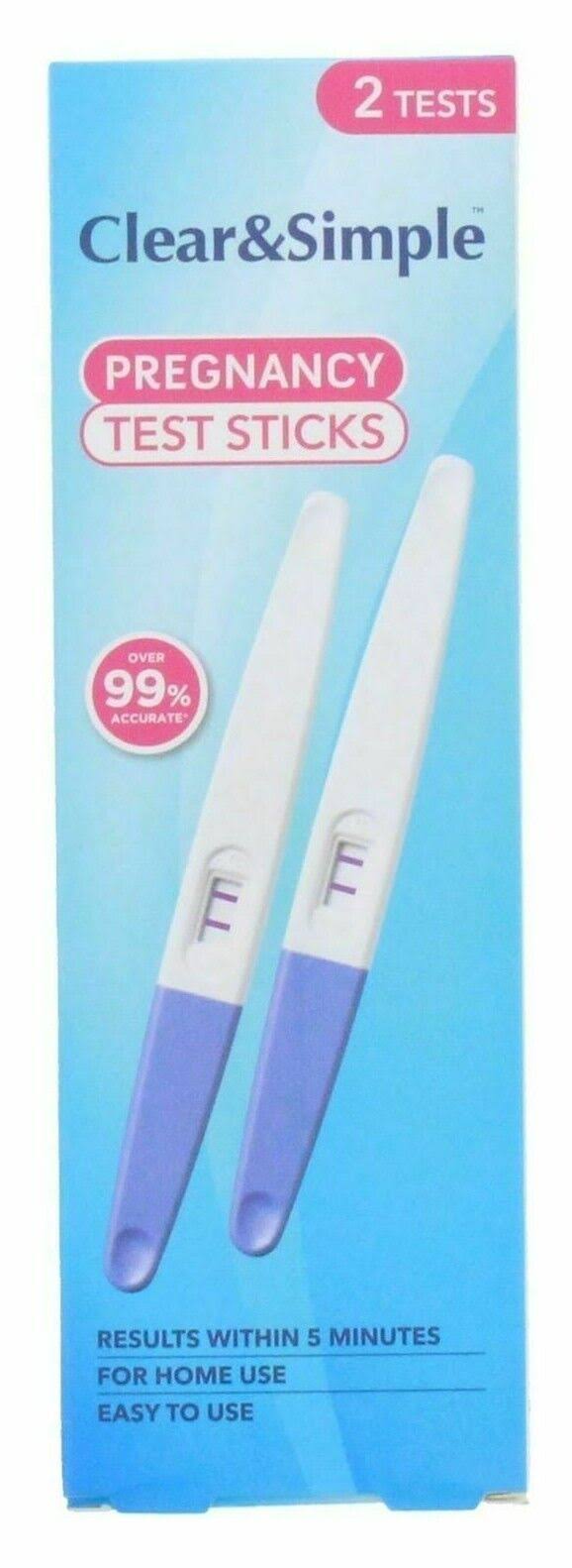 Clear & Simple Pregnancy Test 2 Tests