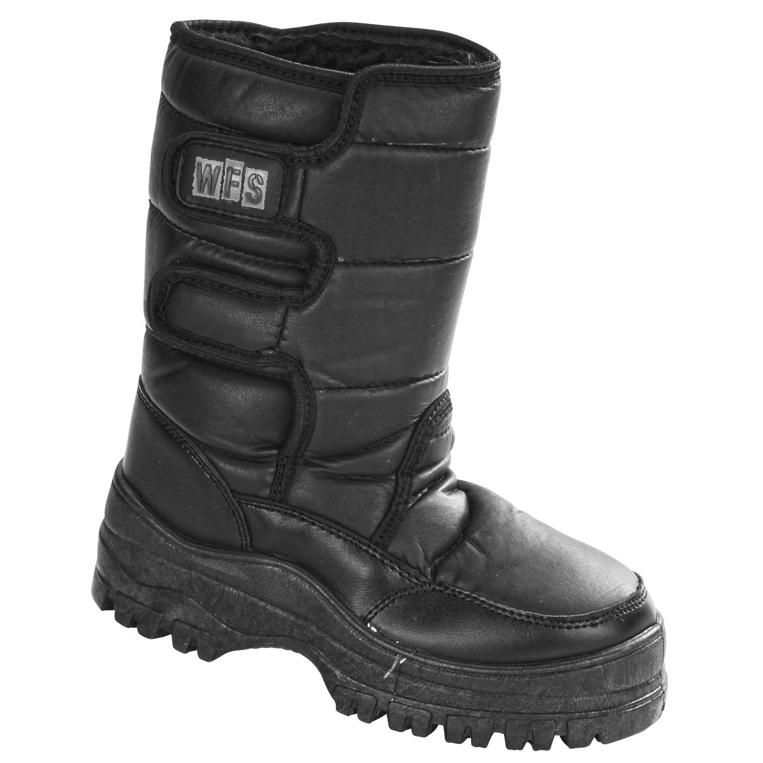 Snow Jogger Youth's Snow Boots World Famous Sports Black