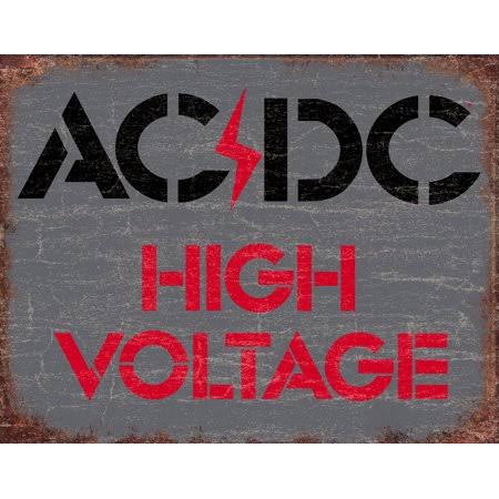 AC/DC High Voltage Tin Sign, 6015
