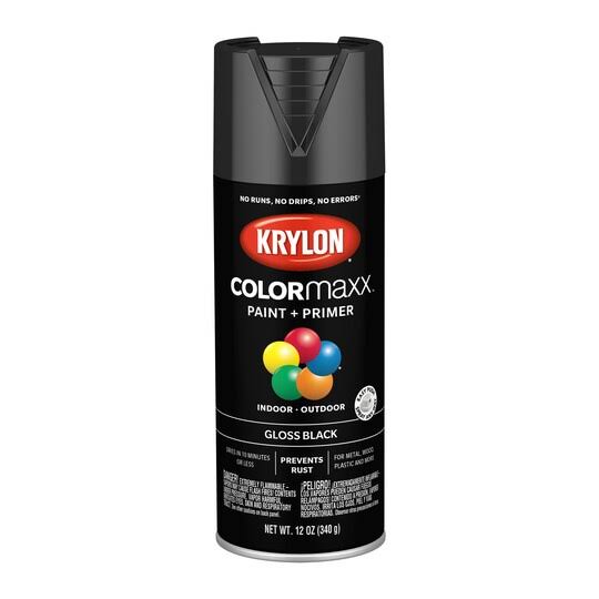 Gloss Paint & Primer By Krylon Colormaxx | Gloss Black | Michaels