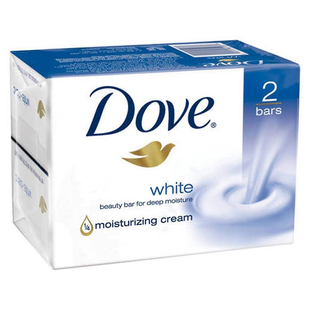 Dove White Beauty Bar - 4oz, 2ct