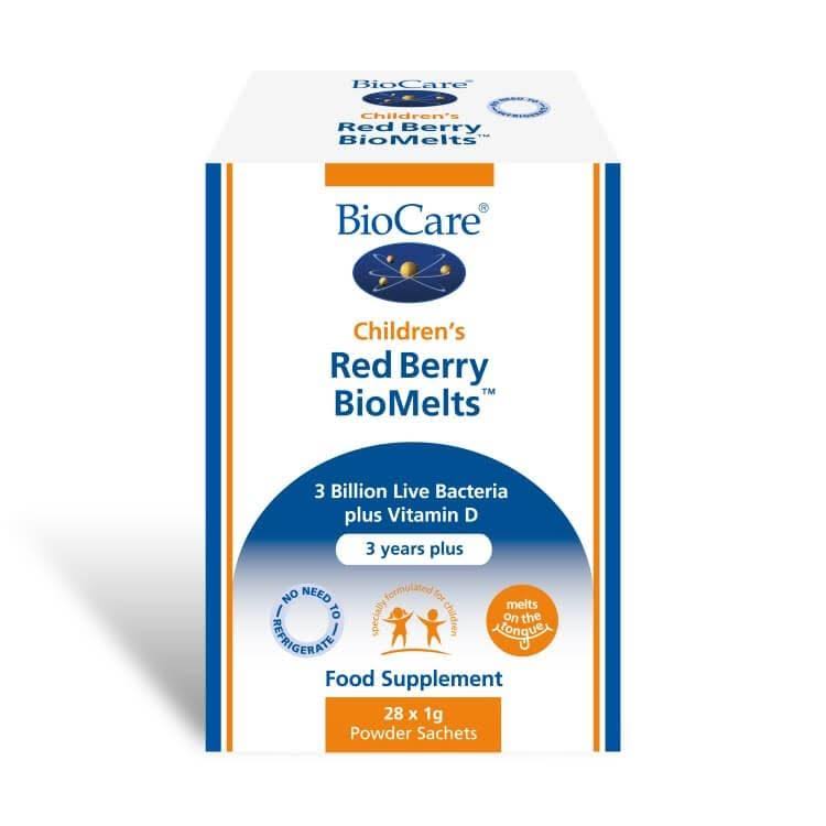 Biocare Children's Red Berry Biomelts Supplement - 1g, 28ct