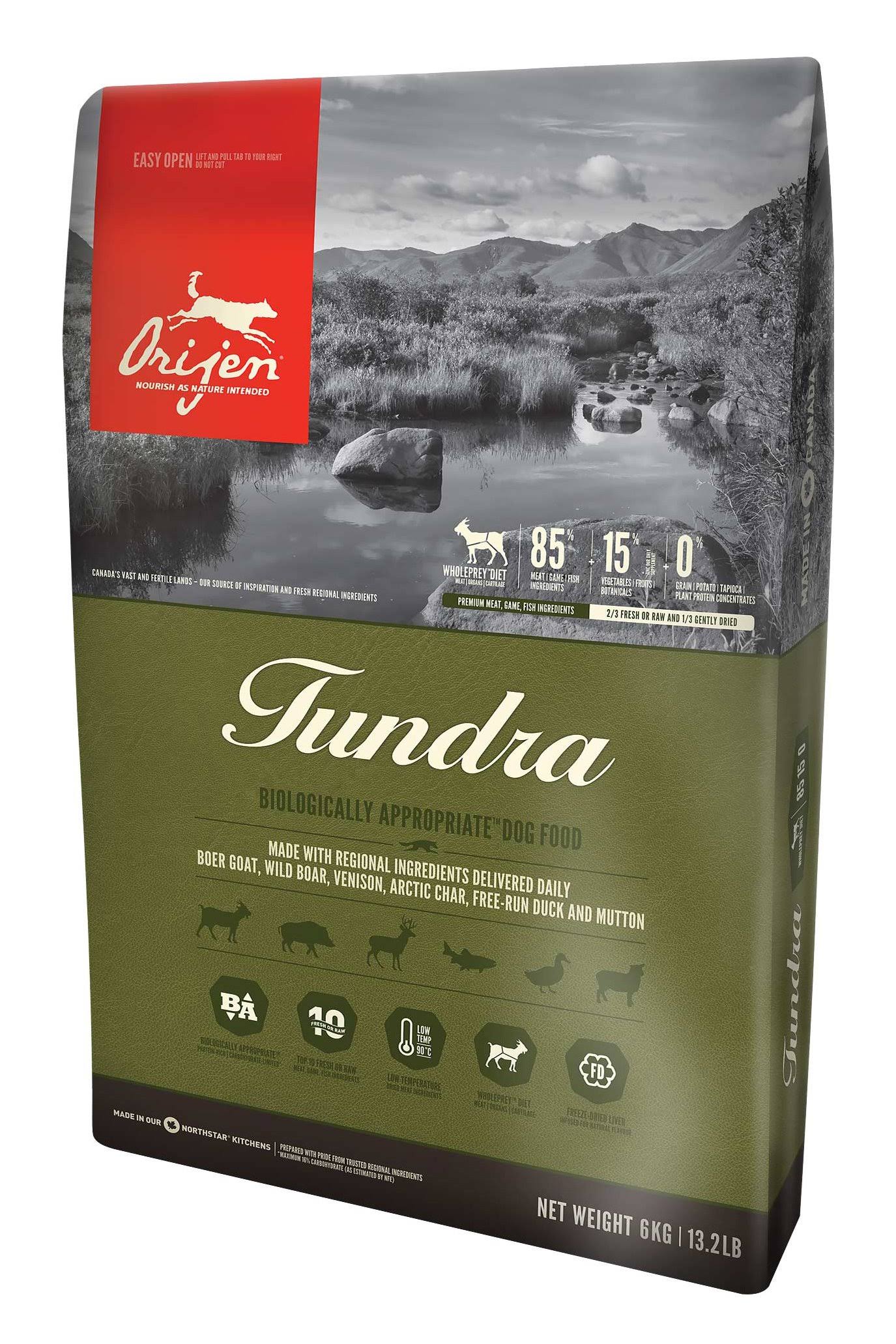 Orijen Tundra Dry Dog Food (25 lbs)