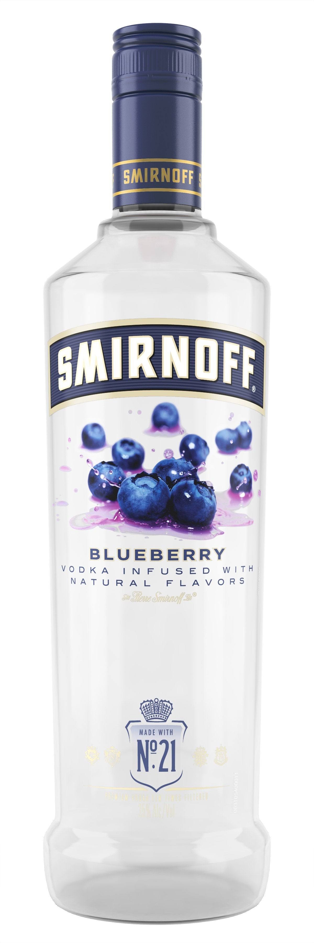 Smirnoff Vodka, Blueberry - 750 ml