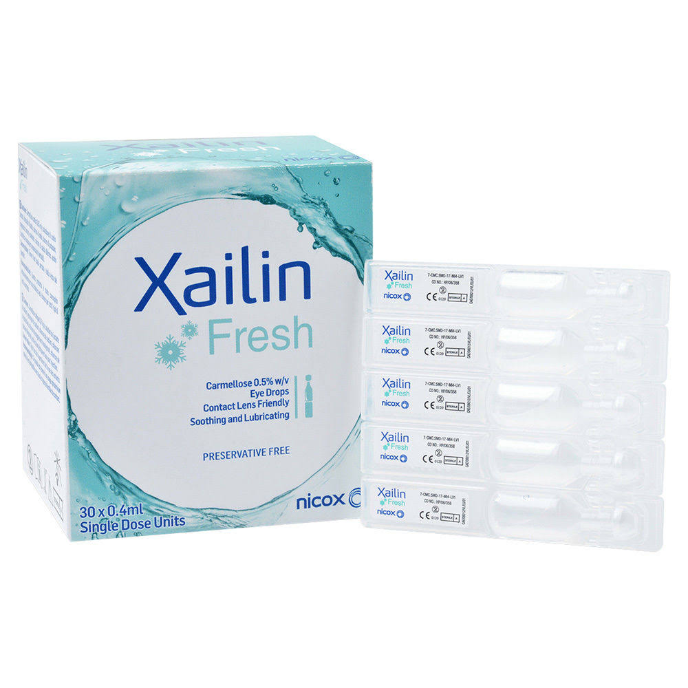 Xailin Fresh Preservative Free Eye Drops - 30pk, 0.4ml