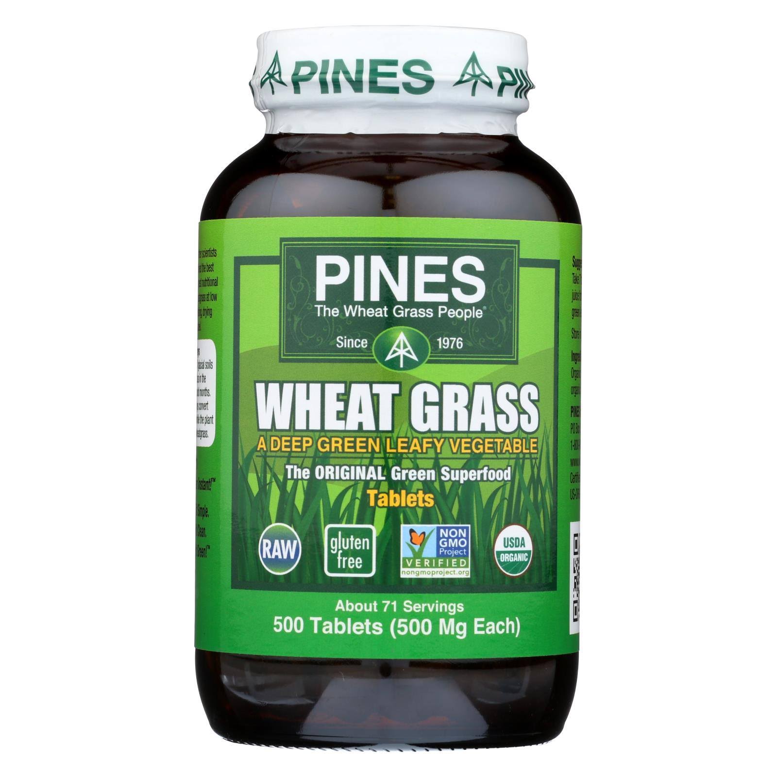 The Wheat Grass People Pines Wheat Grass Tablets