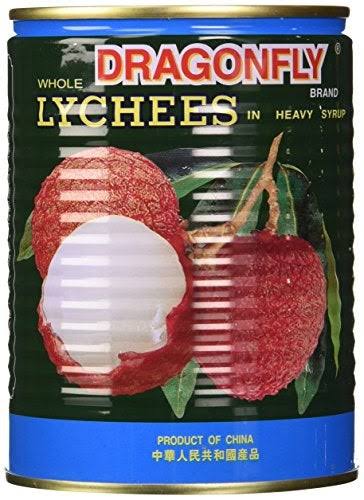 Dragonfly Lychees in Heavy Syrup, 20 Ounce (Pack of 24)