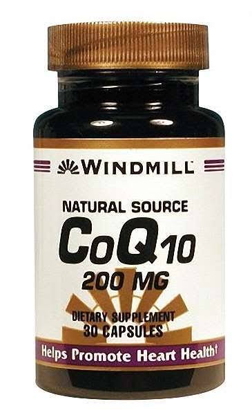 Windmill Natural Source Co-enzyme Q-10 Dietary Supplement - 200mg, 30 Capsules