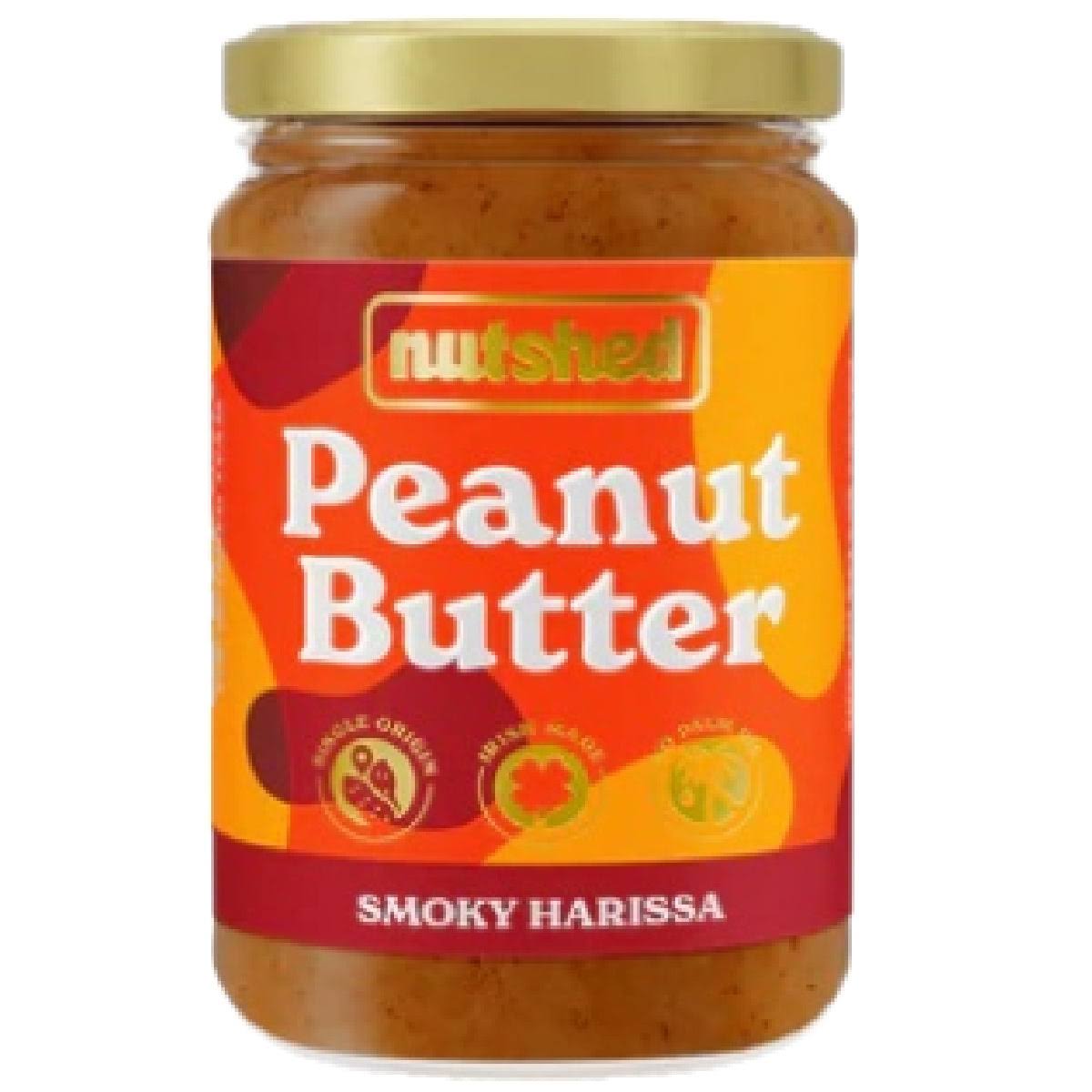 NutShed Harissa Chilli Peanut Butter | Evergreen Healthfoods 290g