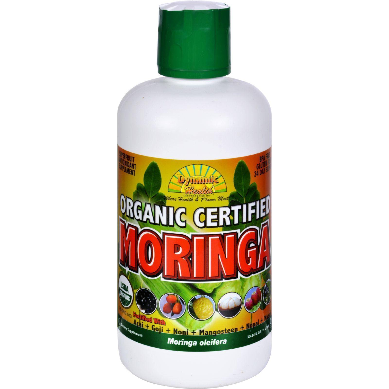 Dynamic Health Organic Moringa Juice - 33.8oz
