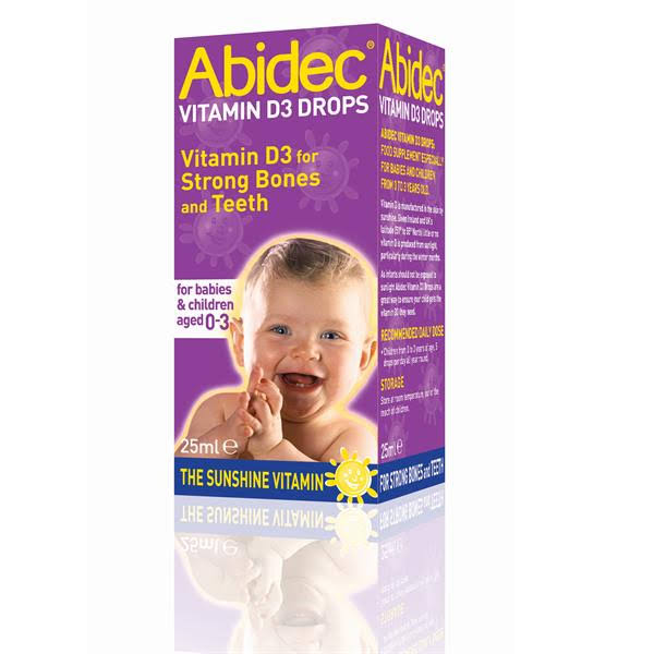 Abidec Vitamin D3 Drops 25Ml