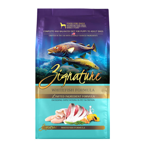 Zignature Whitefish Formula Dog Food - 27lbs