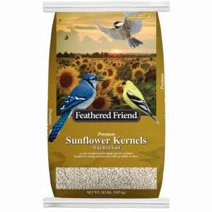 Feathered Friend 14189 Sunflower Kernels Wild Bird Food 20-Lb. Bag