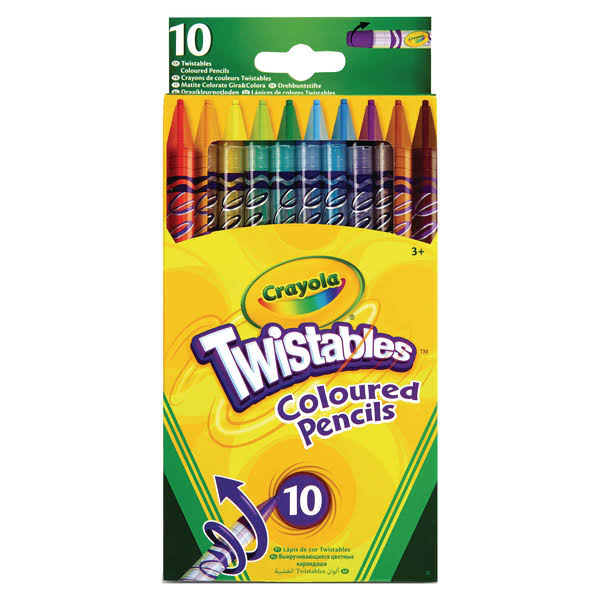 Crayola Twistables Coloured Pencils - 10pk