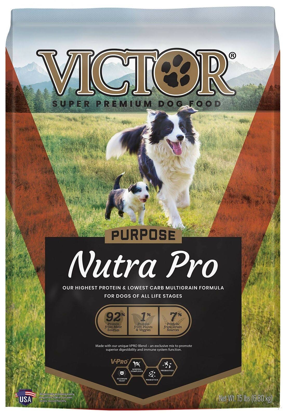 Victor Nutra Pro Dry Dog Food, 15 lb. Bag