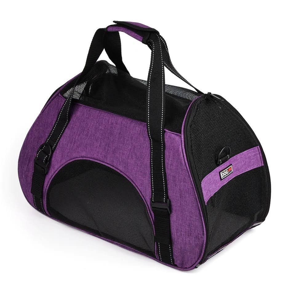 Dogline - Cat/Dog - Pet Carrier Bag - Medium - Purple (Regular)