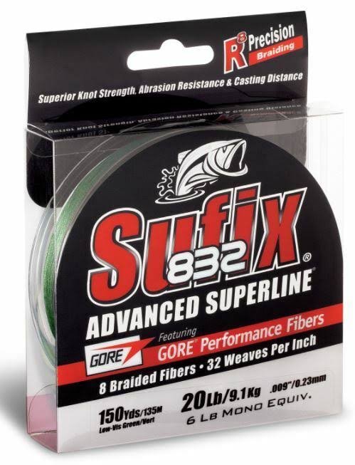Sufix 832 Advanced Superline Braid - 150 Yard Spool